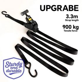 Automatic Telescopic Tensioner. Automatically Fasten The Cargo Binding Ratchet (Option: Black)