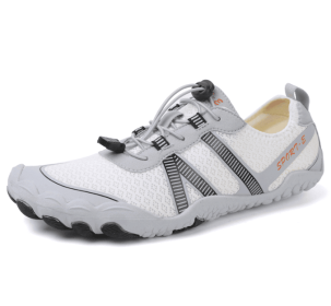 Couples fitness sneakers outdoor beach swimming shoes anti-slip wear-resistant men's and women's running shoes yoga shoes professional upstream s (Color: White, size: 39)